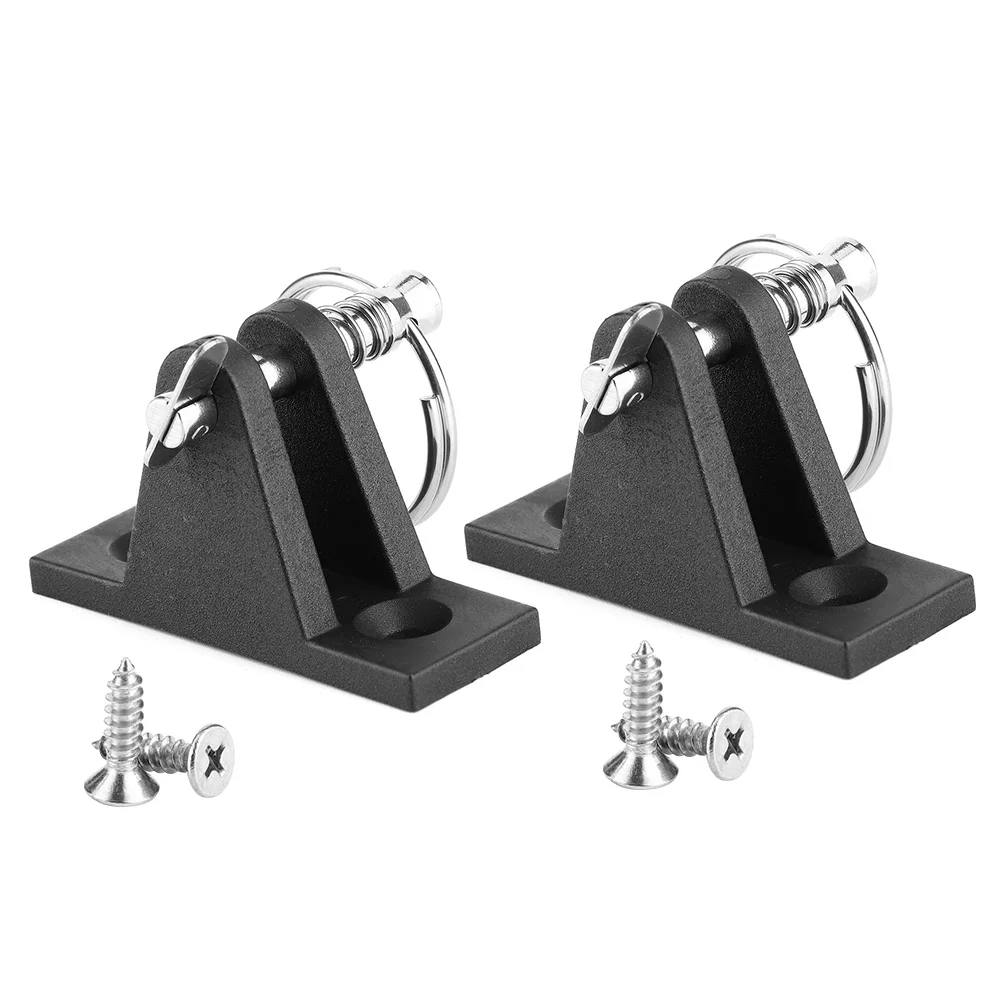 

Pair Canopy Deck Hinge Boat Bimini Top Fitting W/Quick Release Pin Stainless Steel Marine Parts marine marine marine