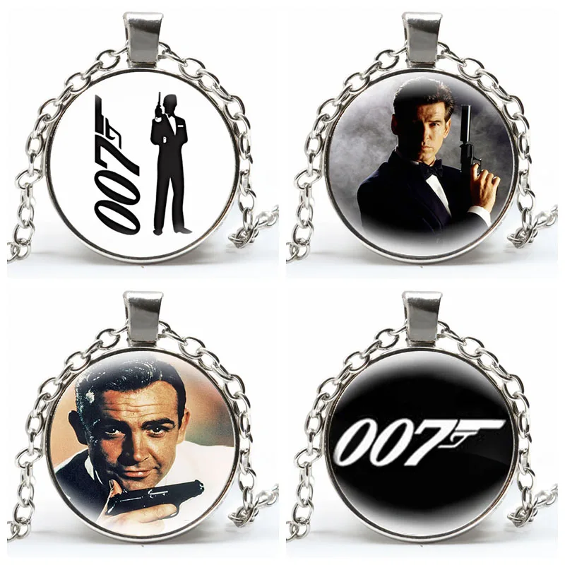 Ожерелье с подвеской в стиле британской легенды Джеймс Бонд 007 ожерелья-Чокеры со