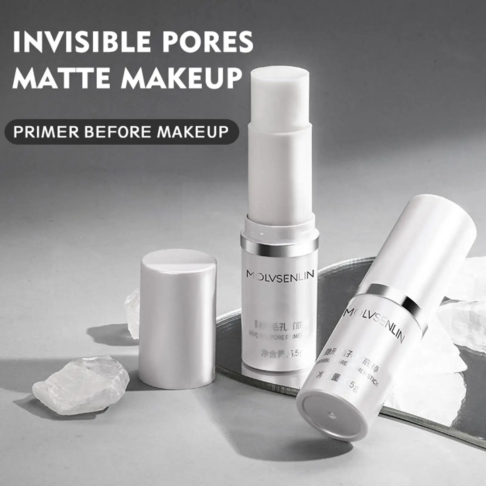 

Pore Filler Targeted Stick Pore Concealer Primer Blur Primer Lines Pore Cream Makeup Base Face Fine Stick Pore Eraser Stick F7J6