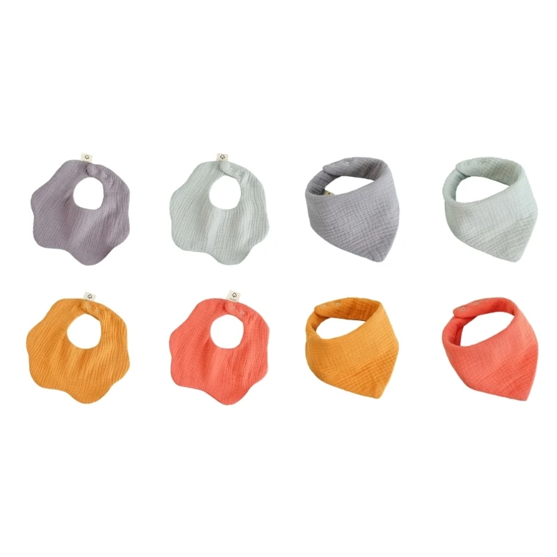 

Simple Style Baby Bandana Dribble Bibs Infant Bibs Baby Teething Bibs Absorbent