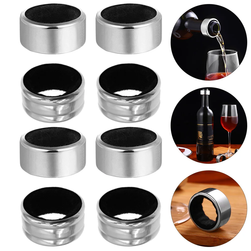 

Drip Bottle Collar Ring Catcher Rings Stopper Stainless Steel Stop Neck Collars Anti Overflow Bottlesred Drop Pour