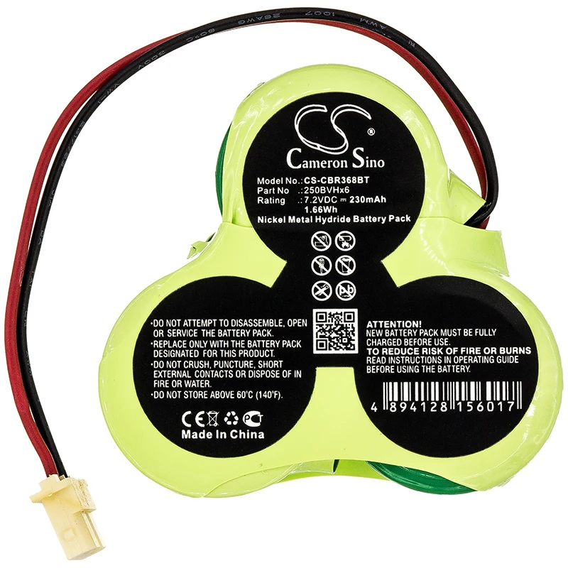 

CS 230mAh Battery For Cobra 250BVHx6 Cobra G368 G198 4198 4138 4138HF