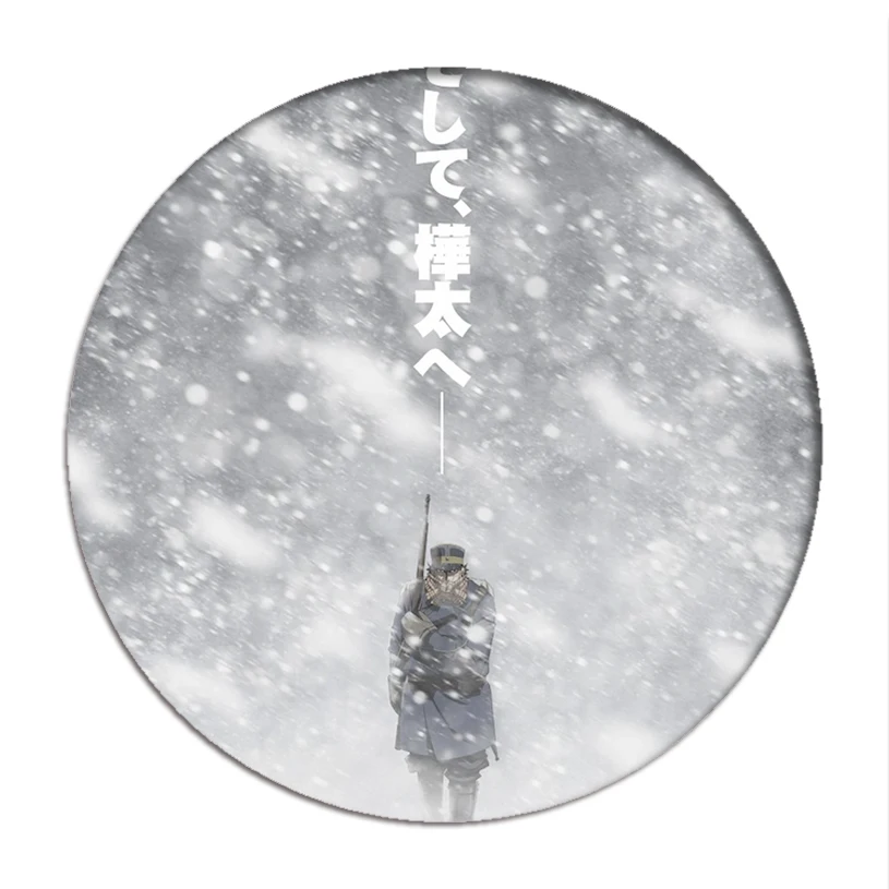 Золотые значки kamполяй для косплея рюкзака брошь Sugimoto Saichi булавки Asirpa