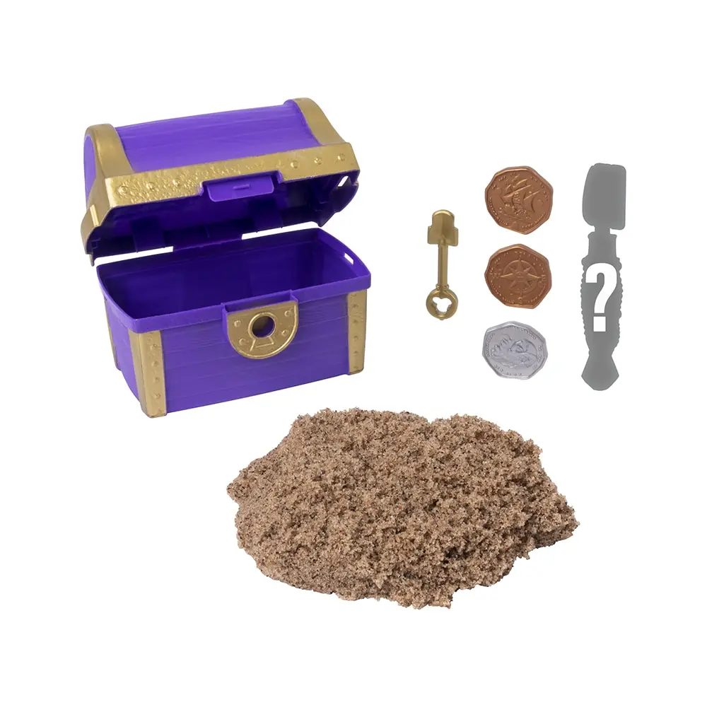 Набор для лепки Kinetic Sand Кинетический песок Сундучок 6054831 | Игрушки и хобби