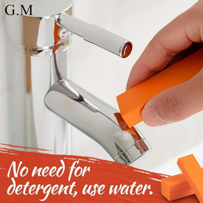 

1/2pcs Stainless Steel Stain Eraser Cleaning Eraser Safe Strong Cleaning Grinding Agent Kitchenware Dent Cleaner Stain Remover