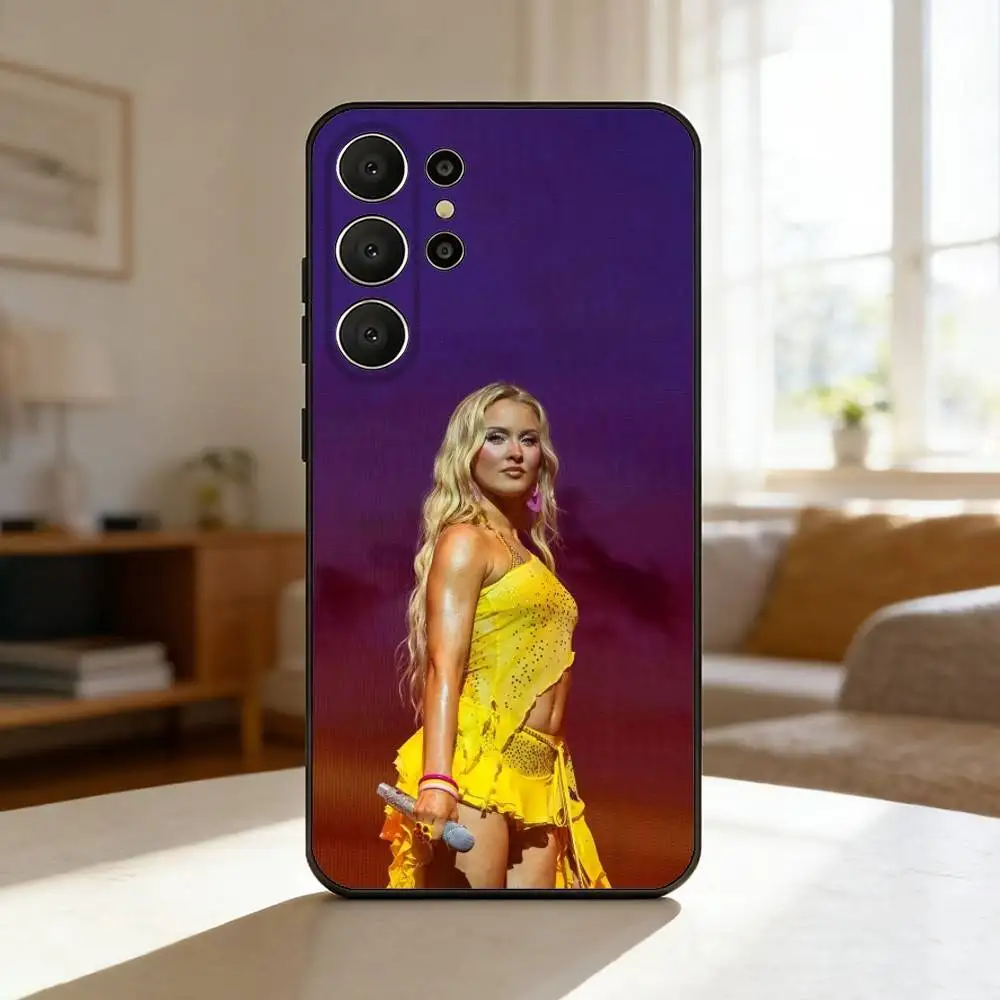 Чехол для телефона Singer Z-Zara L-Larsson для Samsung S26, S25, S24, S21, S22, S23, S30, Ultra, S20, FE, Lite, 10, 9, черный чехол (art.: 3920d89c217eb) - 3920d89c217eb