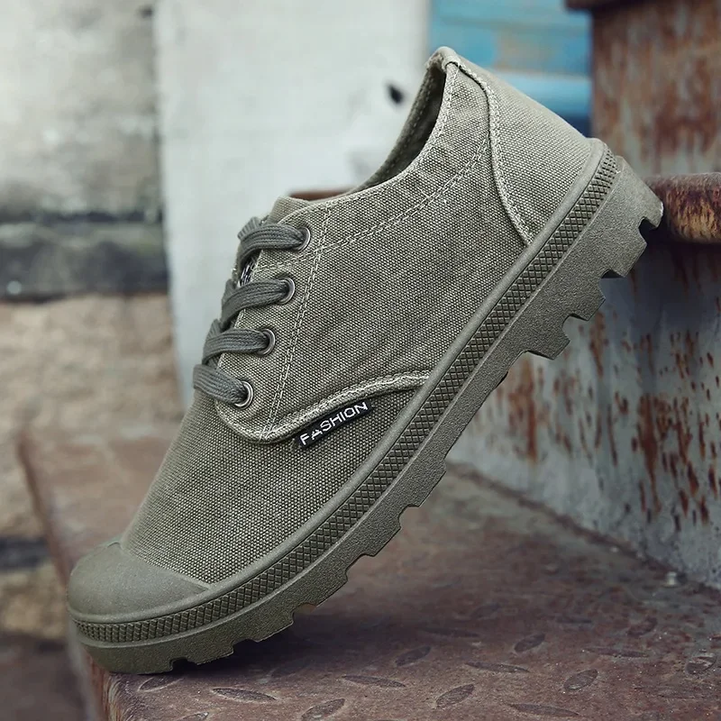 Туфли мужские из вискозы дышащие холщовые кроссовки без шнуровки повседневная