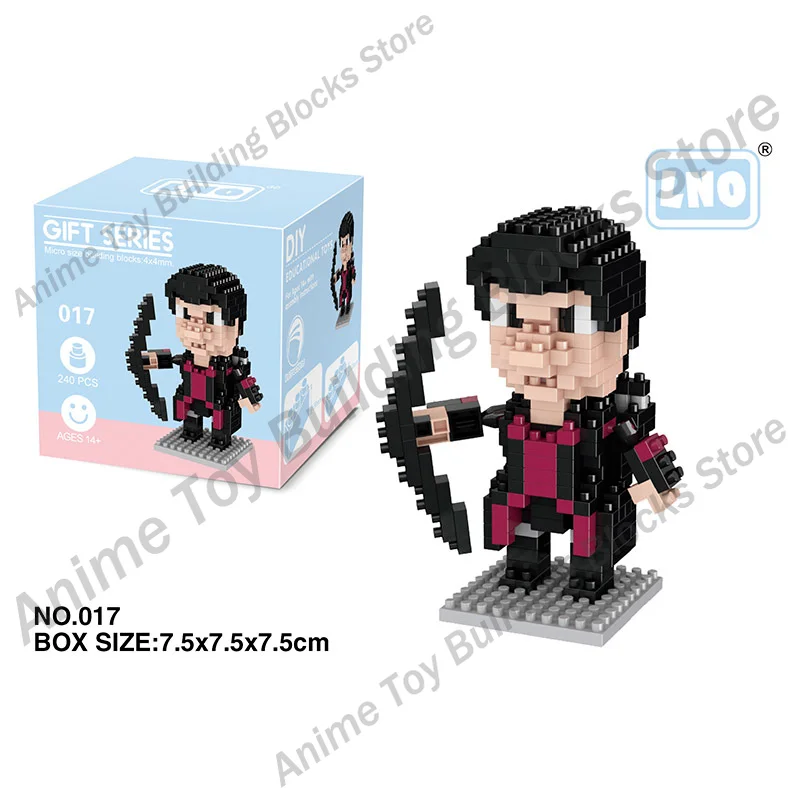 Конструктор из фильма Disney сборка кирпичей Человек-паук Тор Локи капитан аниме