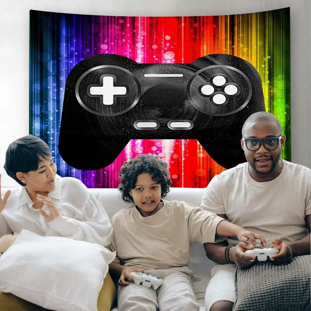 Игровой гобелен для мальчиков комнатный Настенный декор видеоигр гобелены