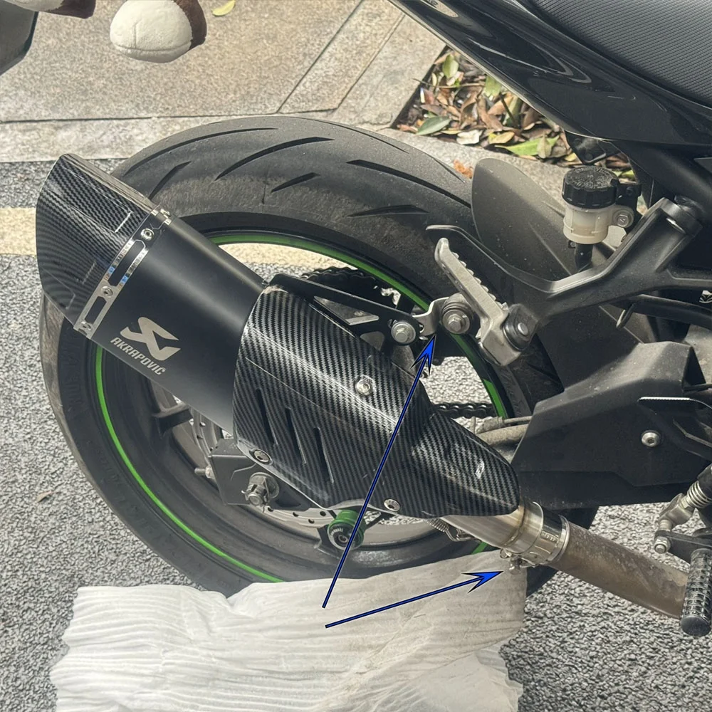 Фото Для модификации среднего сечения выхлопной трубы Kawasaki Ninja400-Z400-выхлопная труба Yoshimura SC №2