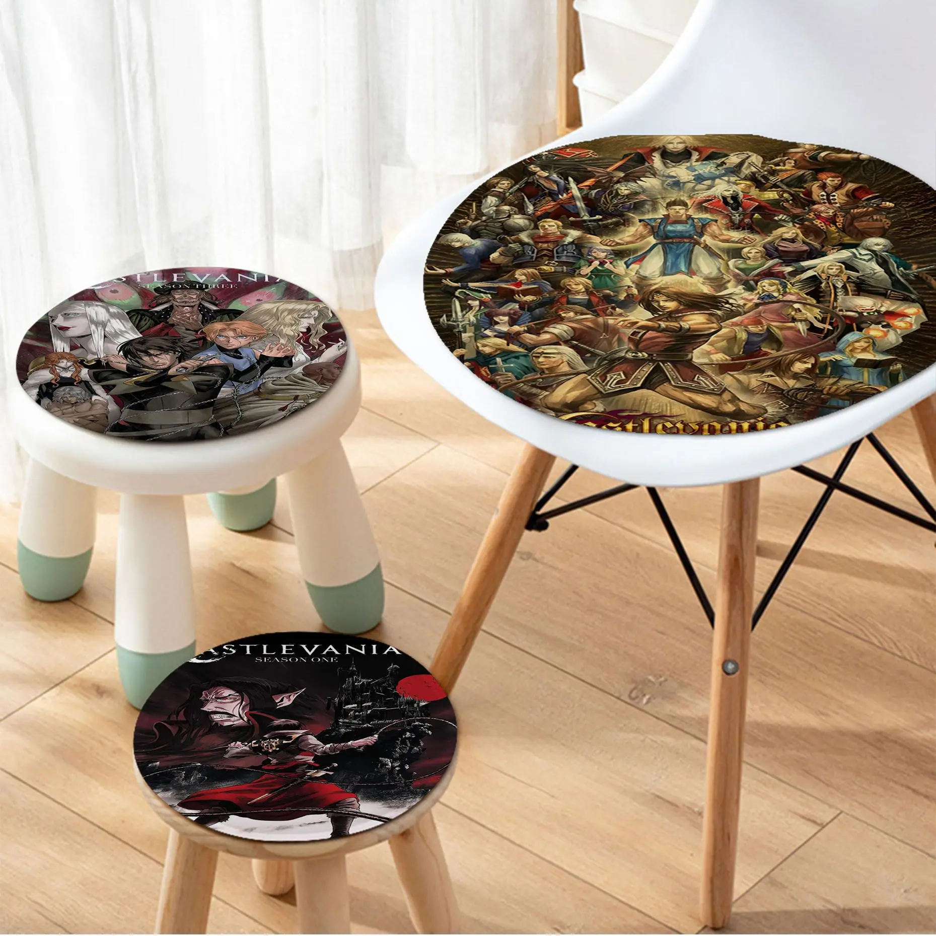 

Castlevania Anime Modern Minimalist Style Chair Mat Soft Pad Seat Cushion For Dining Home Office Indoor Outdoor Garden