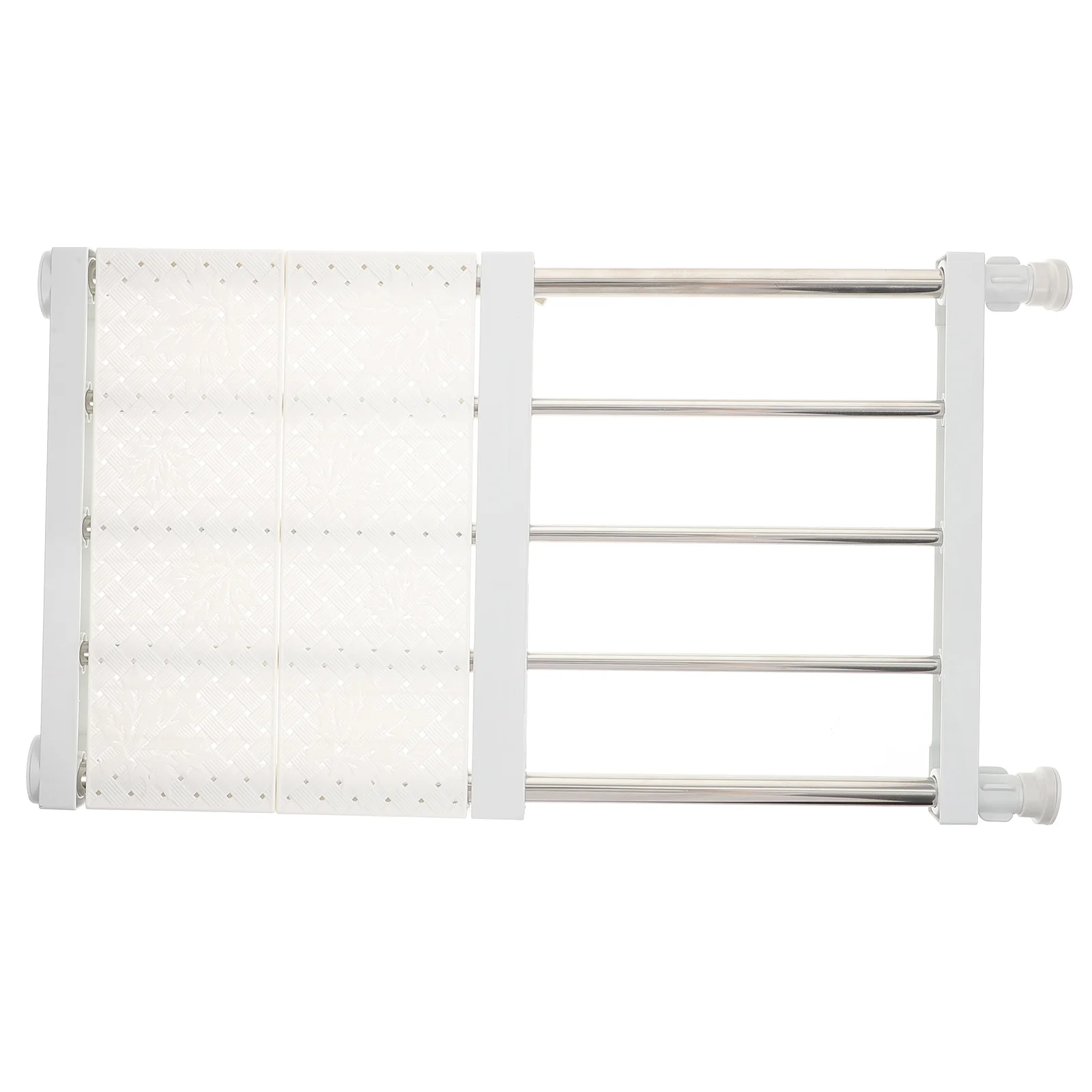 

Shelf Closet Tension Expandable Rack Wardrobe Storage Adjustable Shelves Rod Separator Organizer Divider Dividers