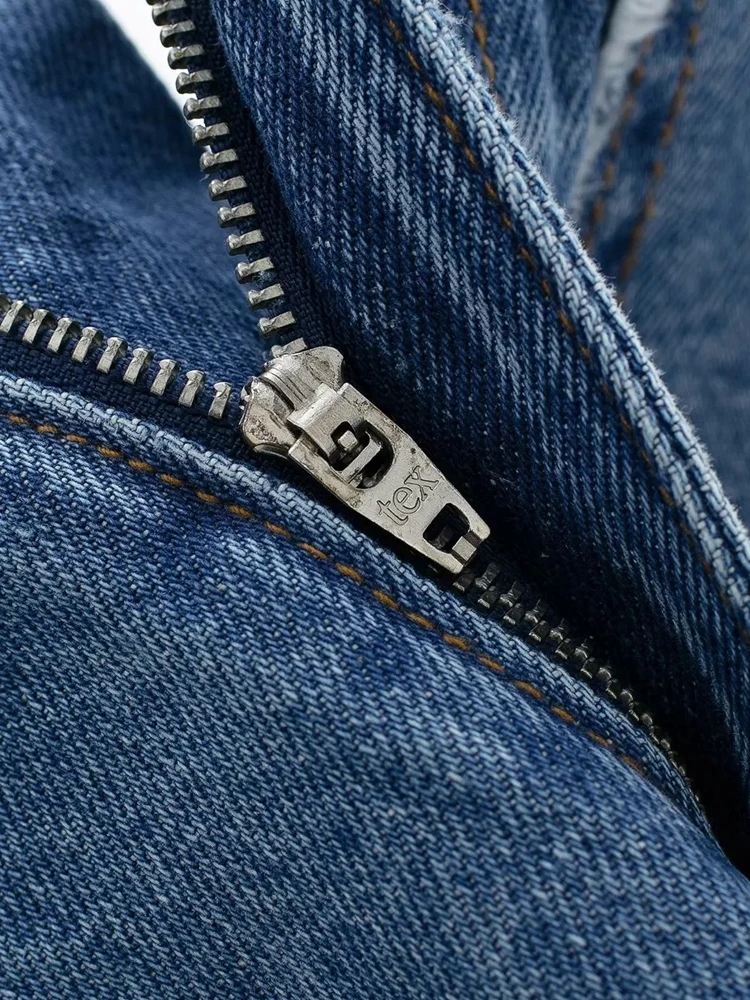 PAILETE Women 2023 fashion patch pockets denim wrap shorts skirts vintage high waist frayed trims female skort mujer