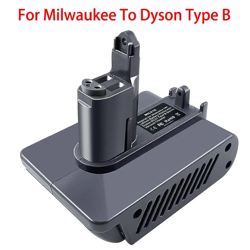 

Адаптер аккумулятора для пылесоса Dyson Тип A/Тип B DC31 DC35 DC44 для животных Makita/Dewalt/Milwaukee 18 в, литий-ионная батарея