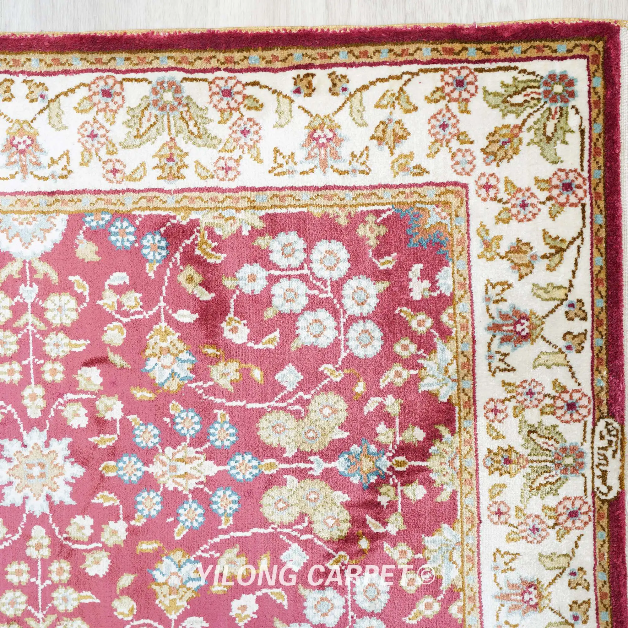 50x68 см ручной работы персидский Дизайнерский ковер небольшого размера красочный