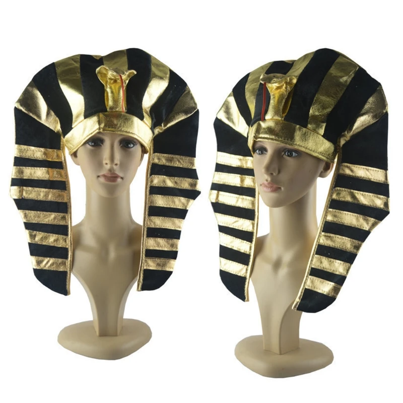 Египетская египетская шляпа для косплея короля фараона сценическое
