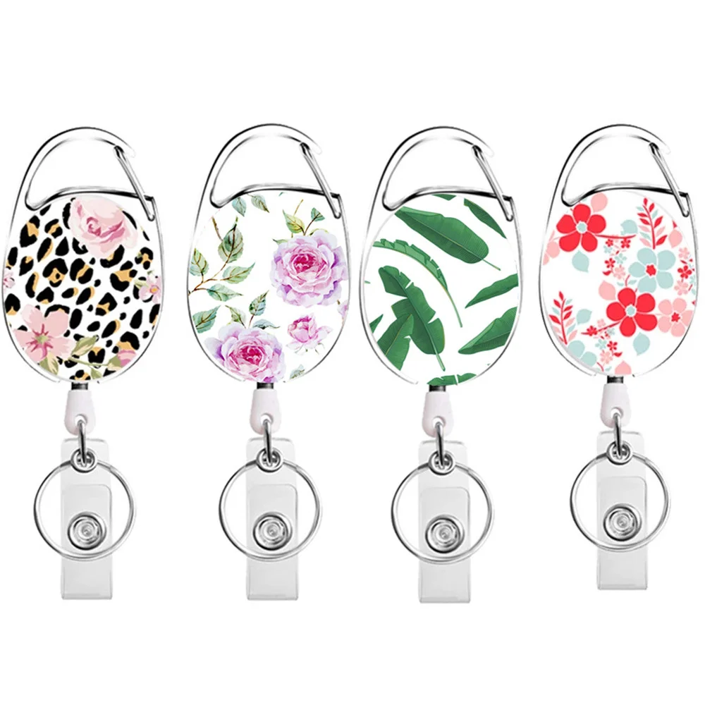 

Name Card Holder Badge Holder Clip ID Card Card Holder Clip Key Chain Nurse Doctor Retractable Badge ID Badge Holder
