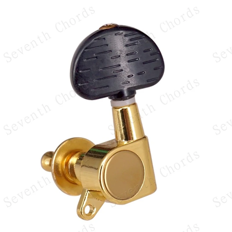 Набор 3R3L красивые золотые герметичные колки для настройки шестерен гитарных