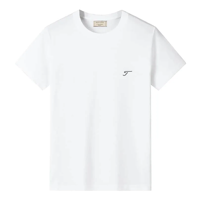 Men's and Women's Golf Round Neck T-shirt Casual Golf Cotton Short Sleeve T-shirt Couple Loose Golf Suit Summer