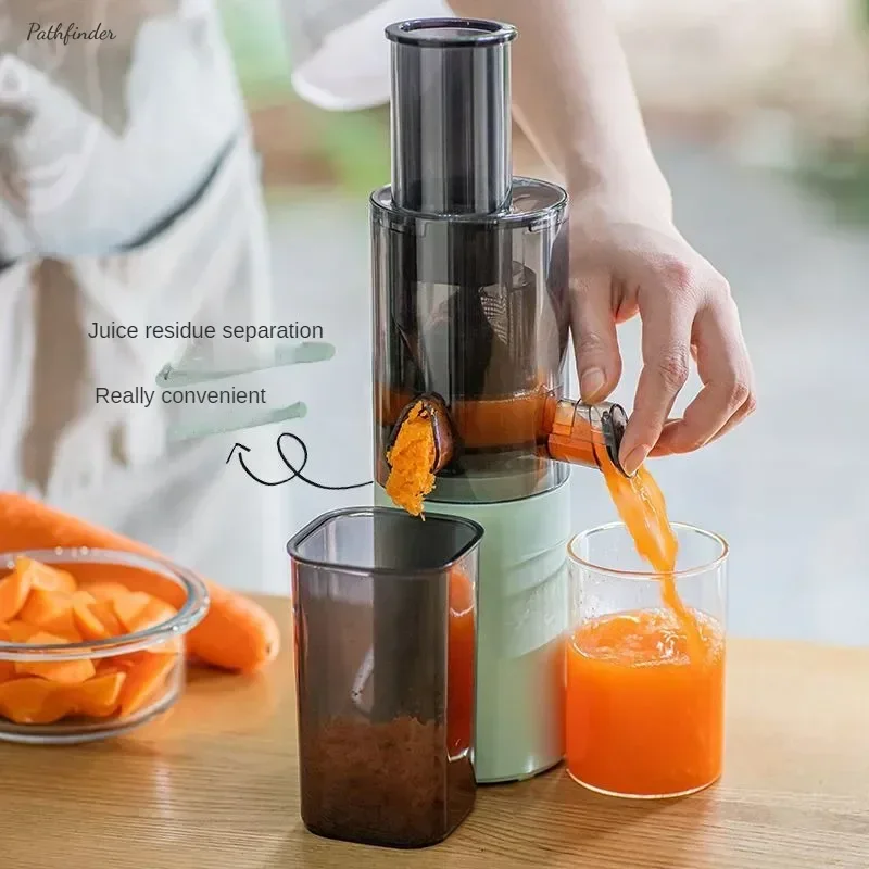 Мини-медленная соковыжималка Mokkom. Бытовой. Полностью автоматический. Маленький.