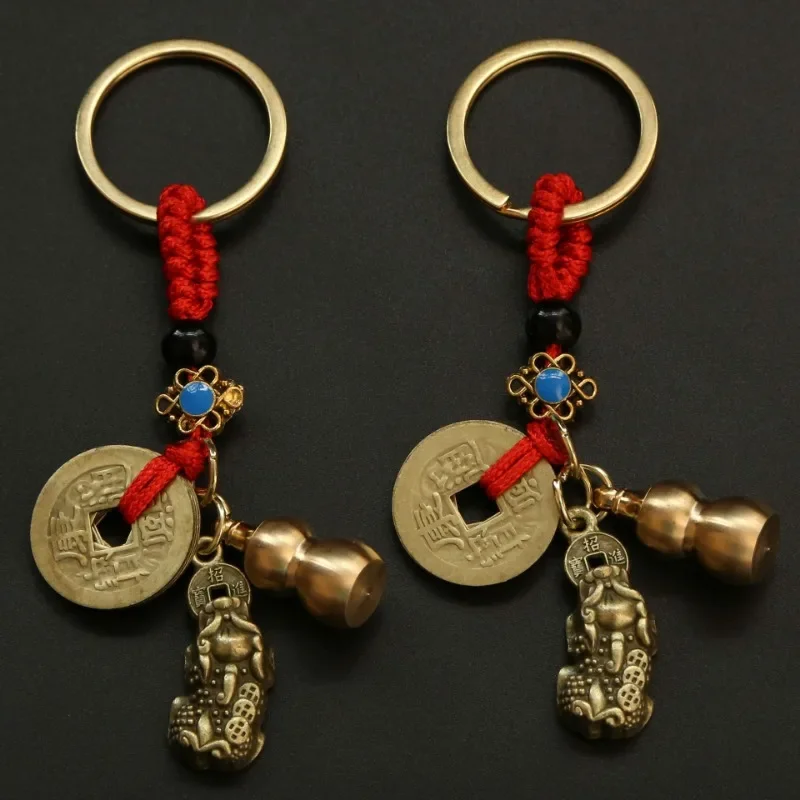 Монета из медного сплава подвеска фэн-шуй чистой меди в виде китайского знака