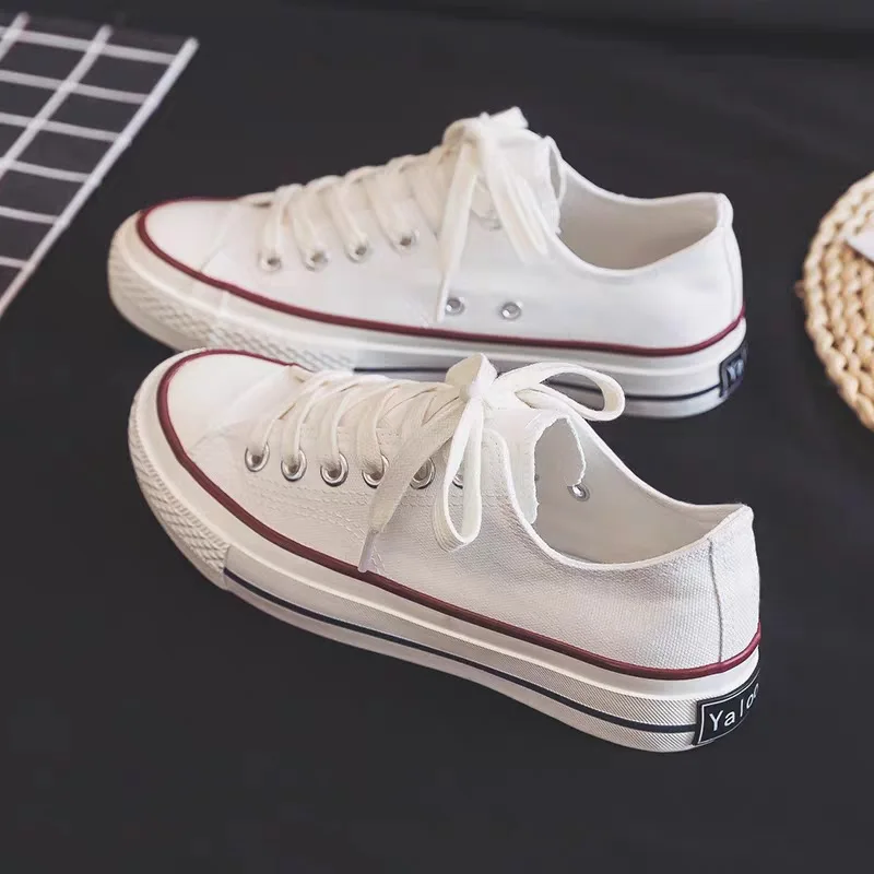 Summer New Sky Blue Low Top Canvas Shoes for Women Fairy Powder Casual Sports Shoes Fashionable 1970s Canvas Shoes for Women