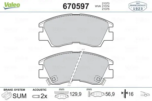 

Store code: 670597 for ten brake pad L200 L300 PAJERO