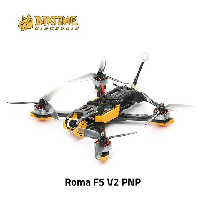 

Дрон Фристайл DIATONE ROMA F5 V2 MAMBA APP F722 F50 _ BL32 1000 мВт Runcam Phoenix2 TOKA 2306,5 2450KV 4S 1700KV 6S 5inch FPV