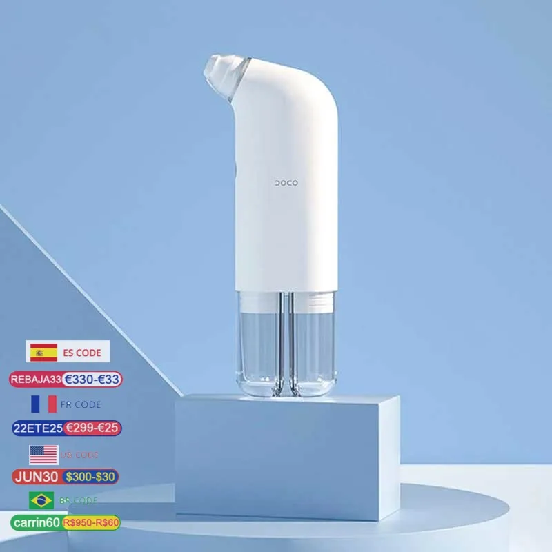 

Xiaomi DOCO Pore Cleaner Blackhead Remover Vacuum Suction Electric Facial Cleaner Nose Face Deep Cleansing Skin Care Beauty Tool