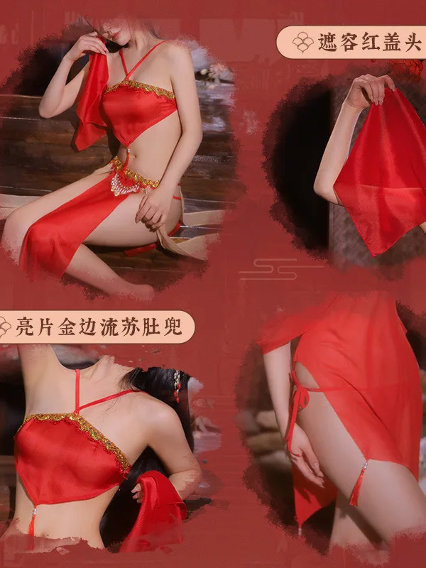 Нижнее белье пикантные открытые бедра в старинном стиле комплекты с подвесным