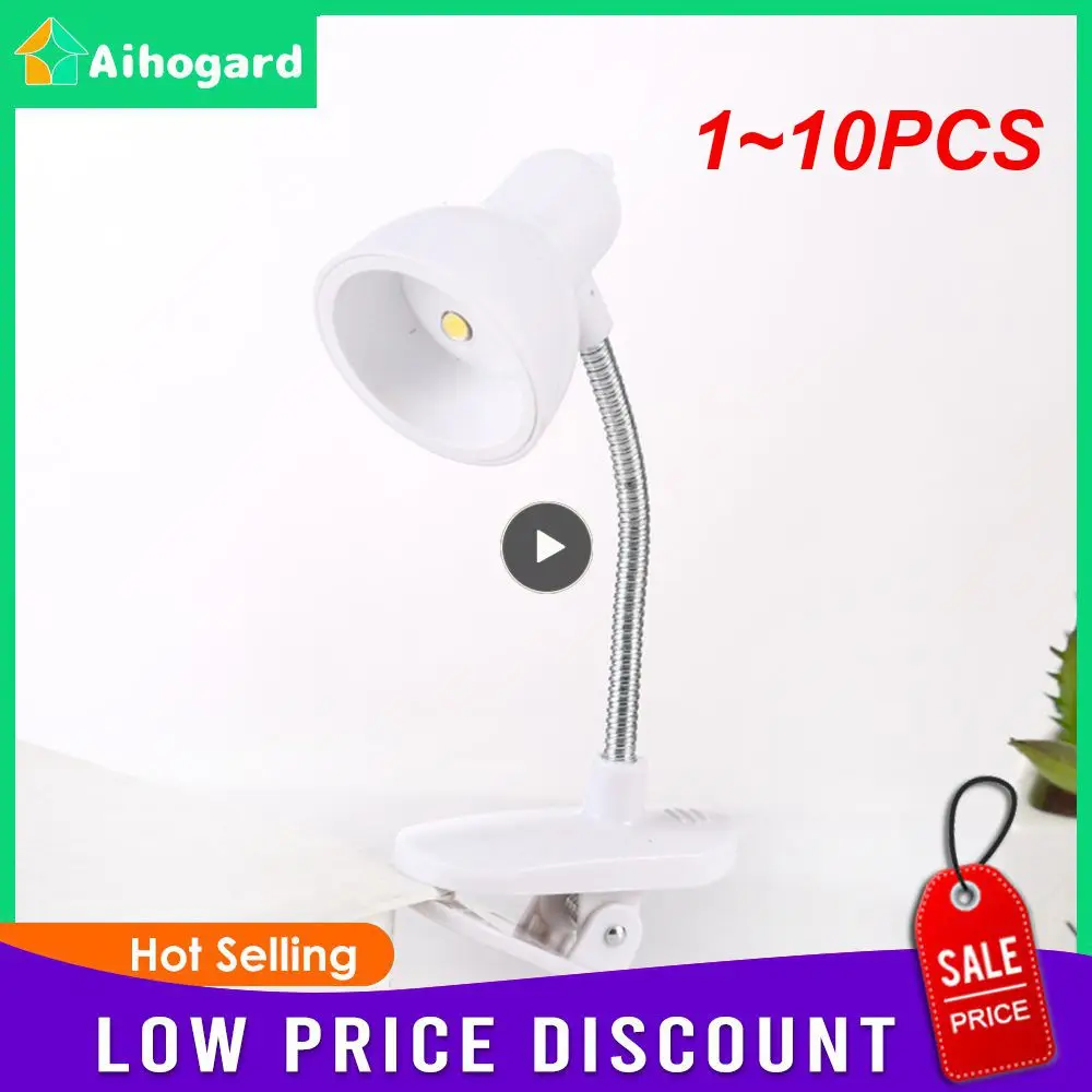 

Милая Мини-лампа для чтения, вращающаяся лампа для чтения с защитой глаз и зажимом, Светильники для чтения для книг, стола, спальни, 1 ~ 10 шт.