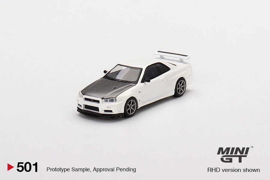 

MINI GT 1:64 Nissan Skyline GT-R (R34) V-Spec II N1 White RHD MGT00501-CH