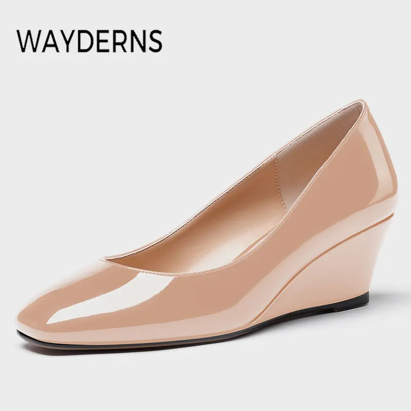 

Женские туфли-лодочки с круглым носком, Размеры 35-43