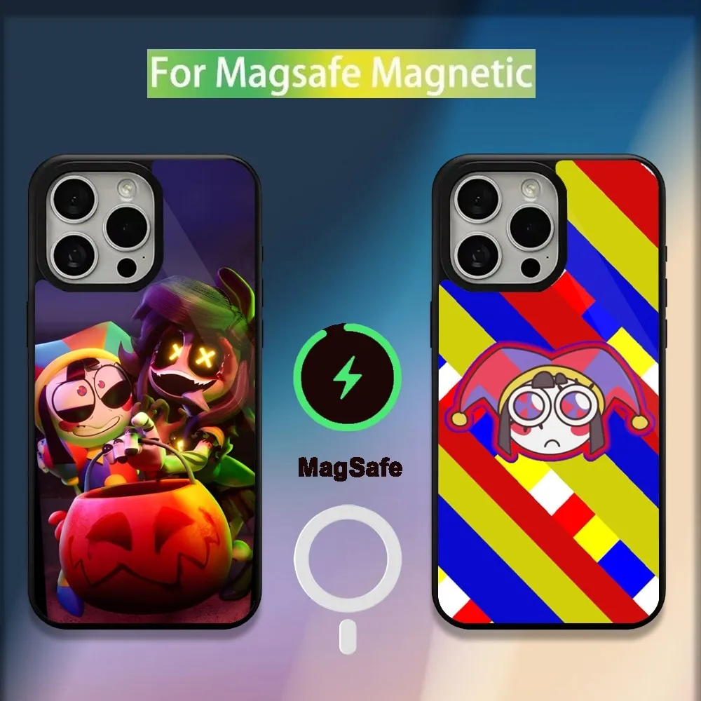 TADC D-DigtalS C-CircusS Phone Case For iPhone 16 15 14 13 12 11 Plus Pro Max Mini Magsafe Magnetic Wireless Charging