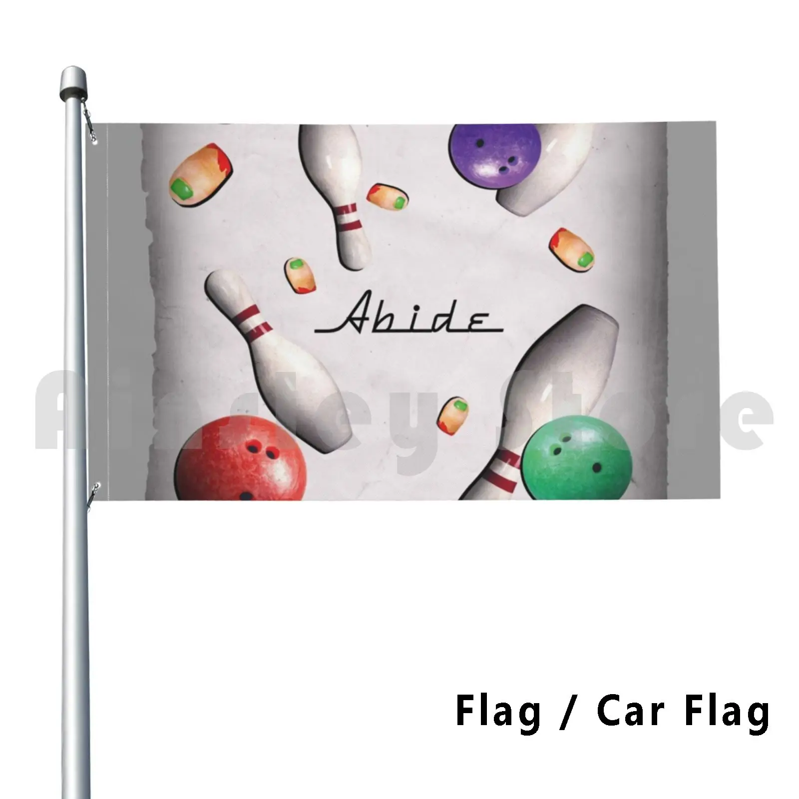 Фото Флаг для украшения на открытом воздухе флаг автомобиля большой Lebowski Dudeness El Duderino