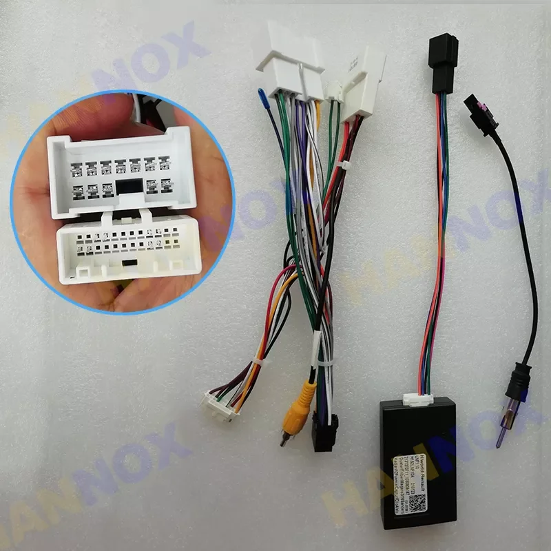 

NEW2023 Standard Android Car Radio ISO Wiring Cable with Canbus For Renault Duster Dacia Captur Kaptur Clio Logan Trafic Sandero