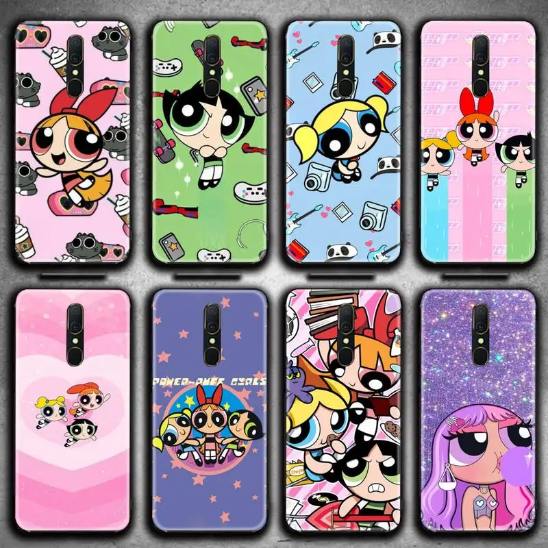 

Cartoon Girls Powerpuffs Phone Case For Oppo A5 A9 2020 Reno2 z Renoace 3pro A73S A71 F11