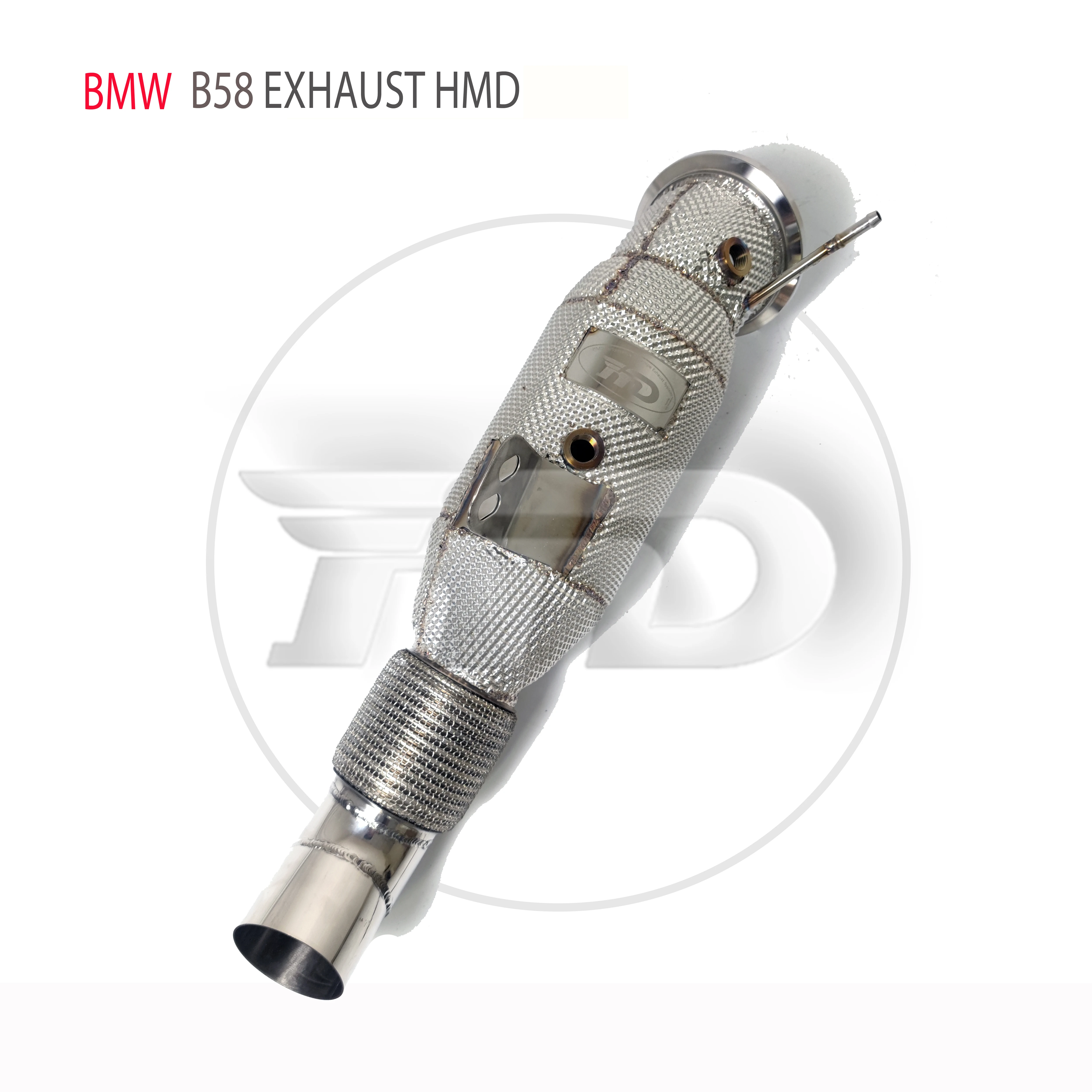 

HMD Exhaust System High Flow Performance Downpipe for BMW 540i G30 B58 Engine 3.0T Car Accessories With Cat Pipe