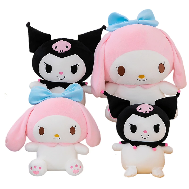 

Мультяшные фотообои Kuromi маленькая фотография розовая моя мелодия кавайная кукла креативная подушка кукла подарок на день рождения