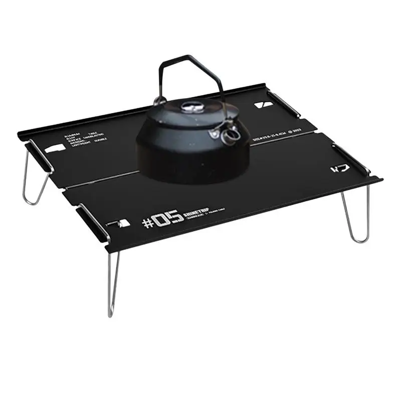 

Портативный алюминиевый стол для кемпинга, легкий переносной алюминиевый обеденный стол для улицы