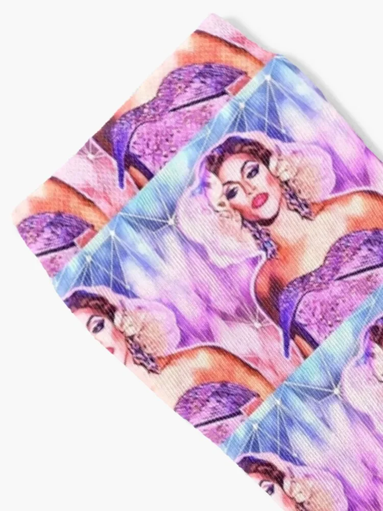 Shangela фиолетовые Гламурные носки Кроссфит роскошные мужские женские