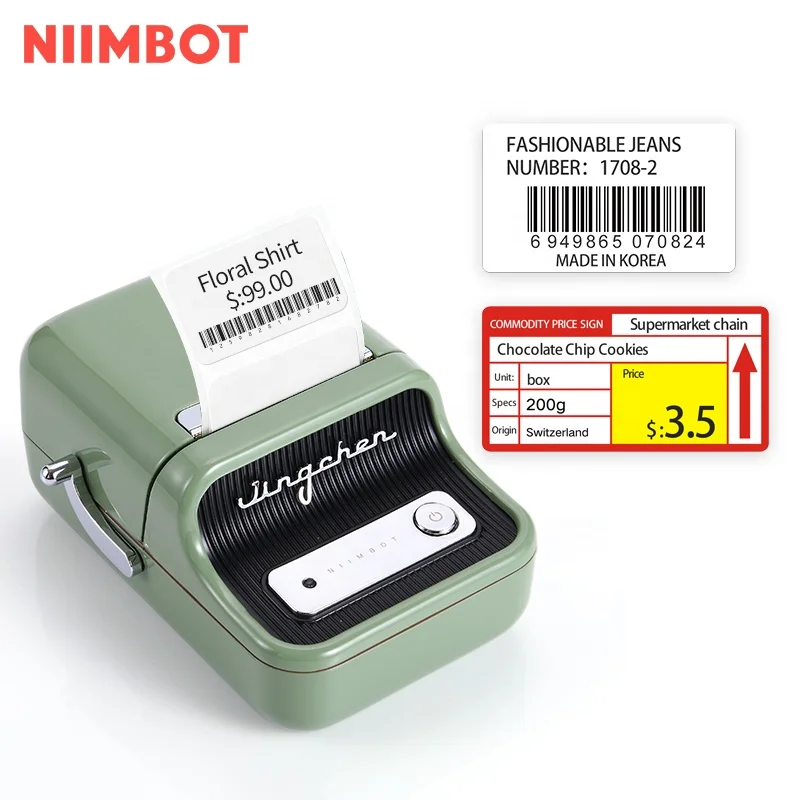 

NIIMBOT B21 50mm blue tooth ISO android smart printer hot sell twitter Japan thermal label printer