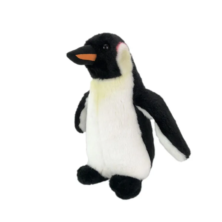 

cute plush penguin toy high quality black penguin doll gift about 25cm