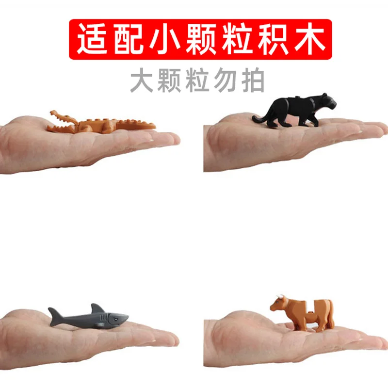 1 шт. 10509 MOC животные серии строительные блоки коричневый черный белый боевой конь