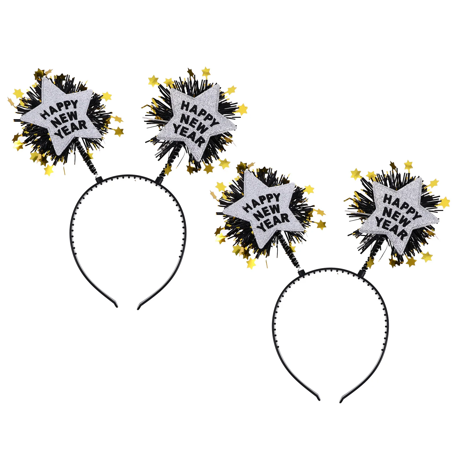 

New Year Years Headband Party Happy Eve Stars Hats Props Decorations Supplies Head Christmas 2022 Favors Hoop Tiara Hair