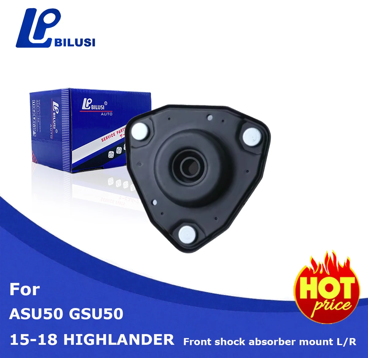 Фото Крепление амортизатора Bilusi для Toyota Highlander ASU50 GSU50 2015-2018 LEXUS RX450H/350 OE: 48609-0E060 48609-48080 48609-0E070 №1