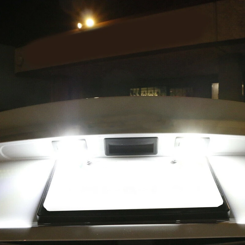 

LED License Plate Lights Avant Number Plate Light Car Parts Lamp For- A4 B5 96-01
