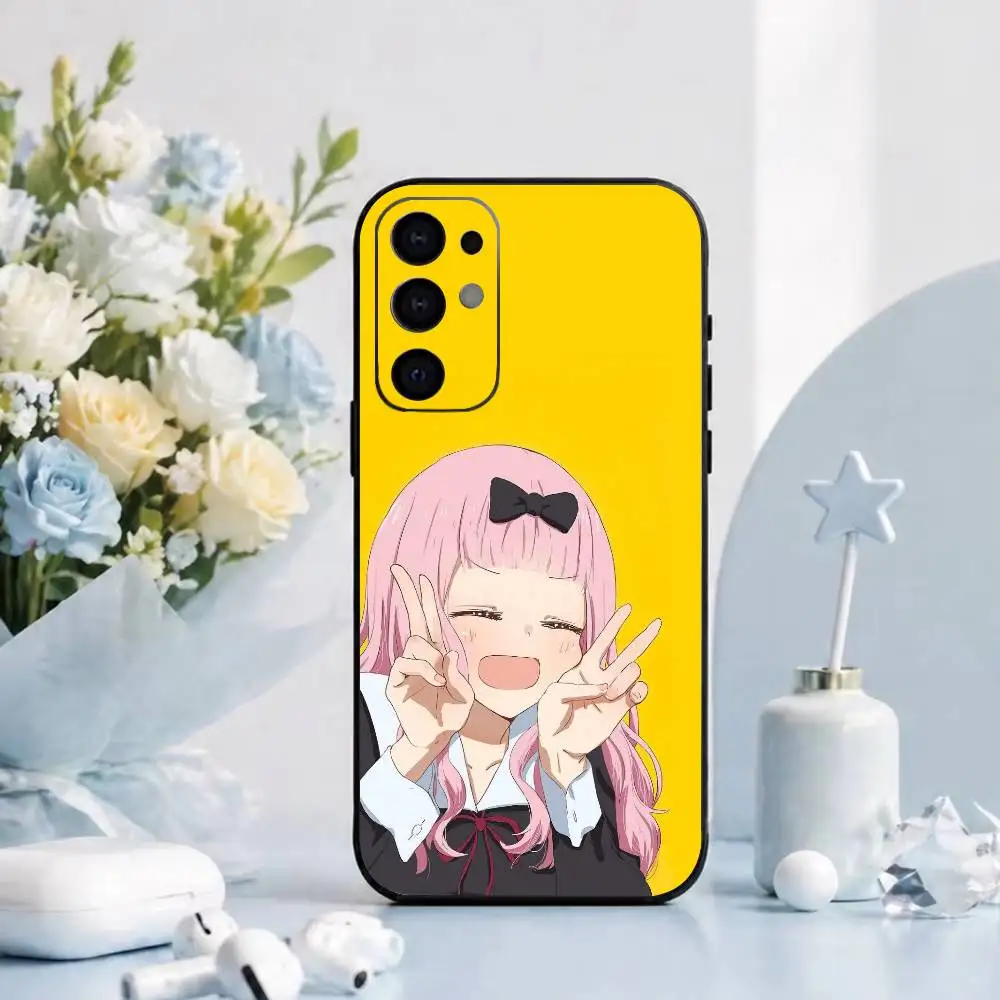 Аниме K-Kaguya-sama Love Is War C-Chika Fujiwara Мягкий силиконовый чехол для Samsung S26 S24 S21 S22 S23 S30 Ultra Plus FE Lite - черный (art.: 3920dcdc73fae) - 3920dcdc73fae