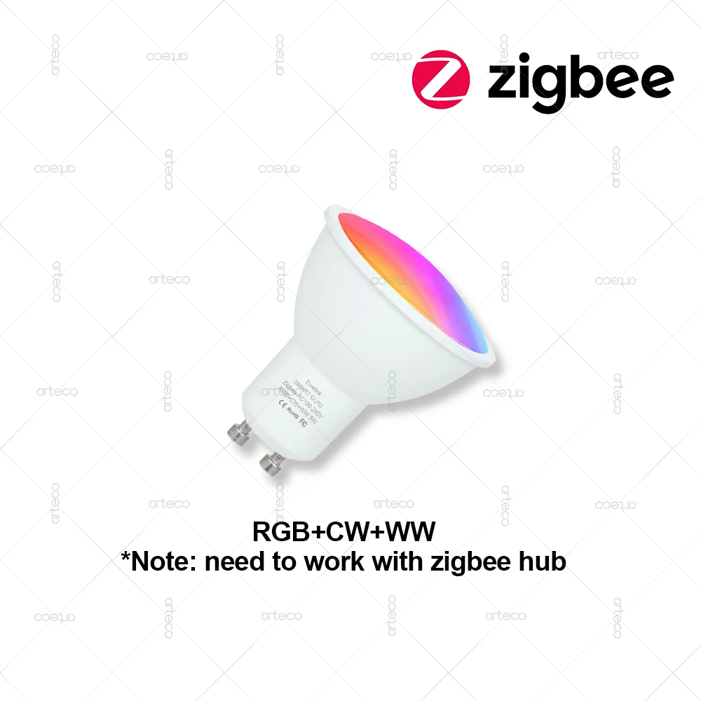

Ewelink GU10 RGB+CW+WW Светодиодная лампа