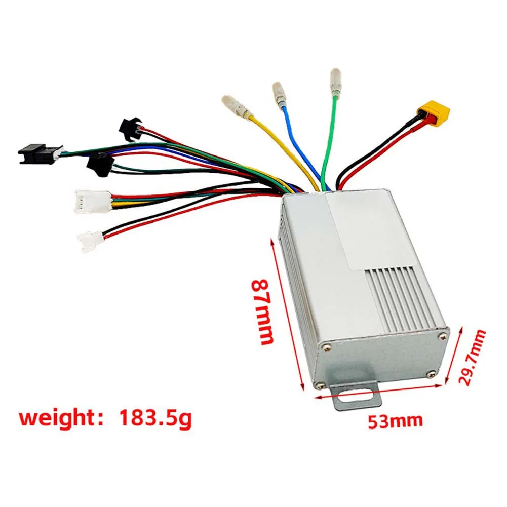 Комплект контроллера электрического скутера 17A 36V 350W из алюминиевого сплава